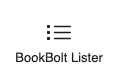 Book Bolt Lister Icon